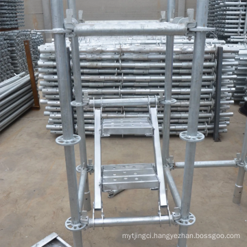 iron construction scaffolding material ringlock ladder andamios layer scaffold manufacturer in tianjin ponteggio ringlock